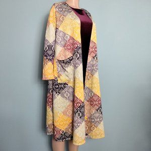 Lularoe Sarah Herringbone Cardigan Duster Small